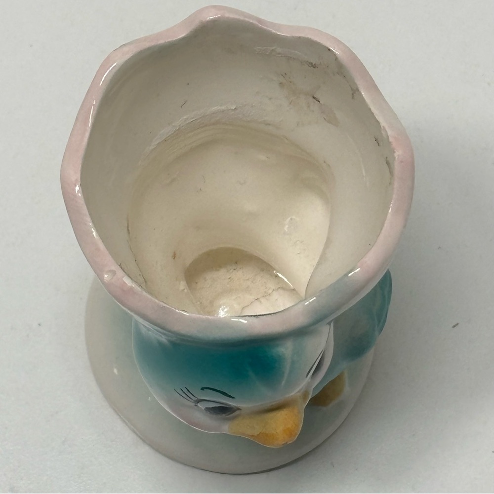 Vintage 50s bluebird egg cup, made in Japan - Picture 6 of 8